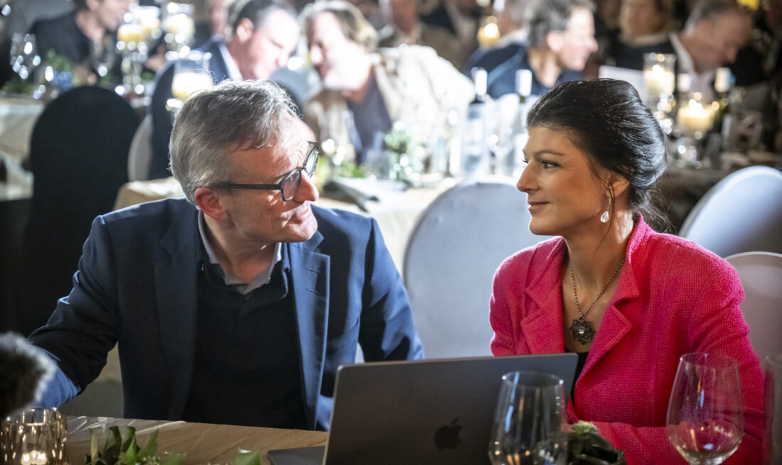 Sahra Wagenknecht und Thomas Geisel BSW